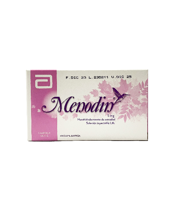 MENODIN RETARD 5 MG CAJA X 1 AMPOLLA DE 1 ML